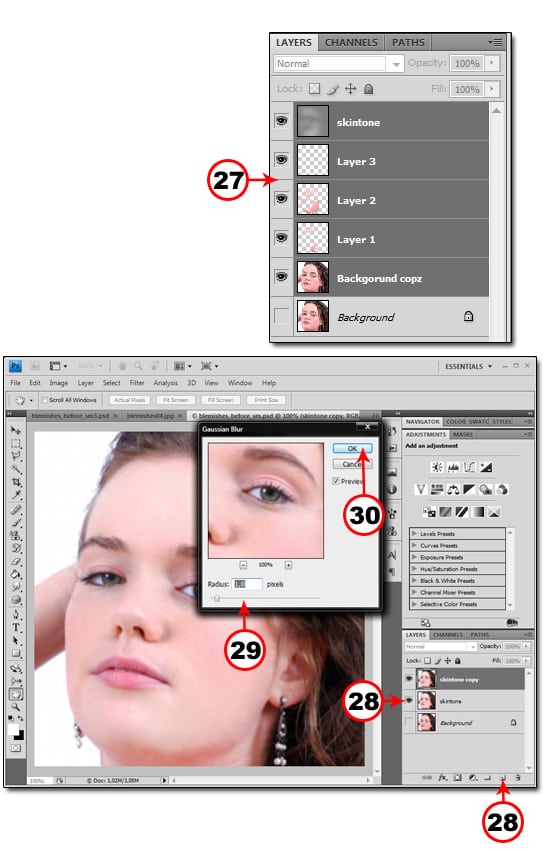 How Do You Cover Blemishes In Photoshop