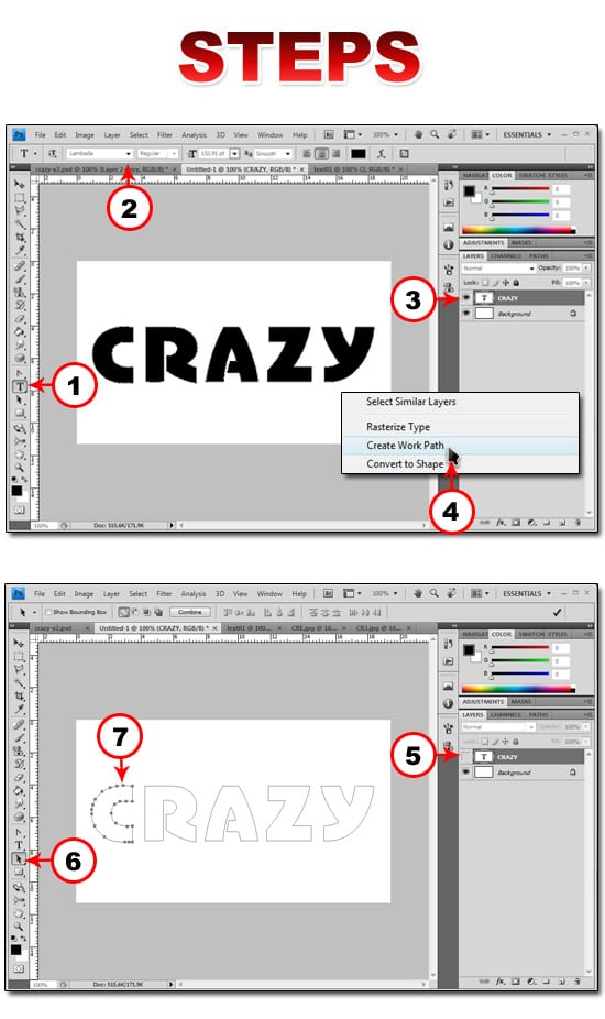 text01 Create A Crazy Text Effect Using Layer Styles