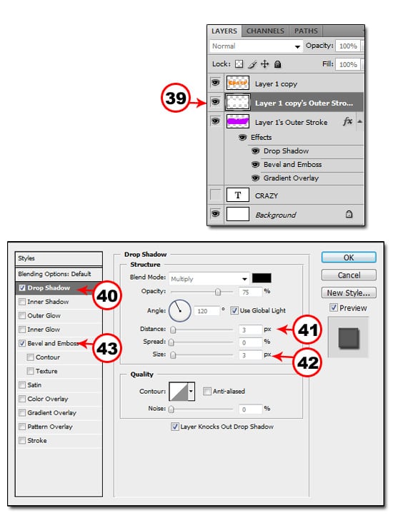 text07 Create A Crazy Text Effect Using Layer Styles