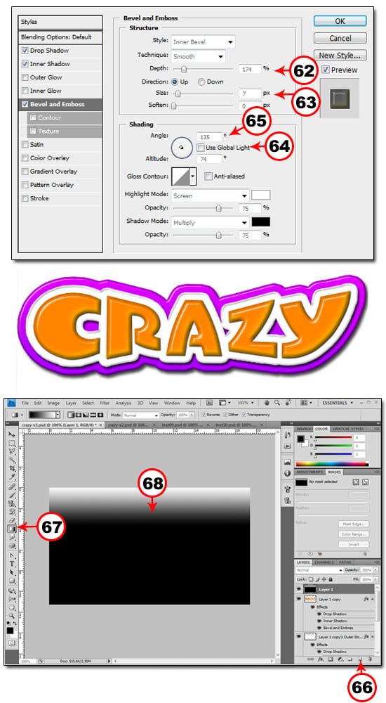 text10 Create A Crazy Text Effect Using Layer Styles