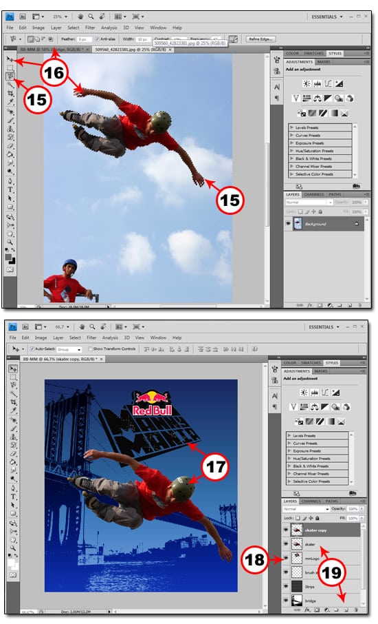 fig042 Red Bull Manny Mania Poster Design 