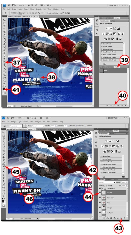 fig082 Red Bull Manny Mania Poster Design 