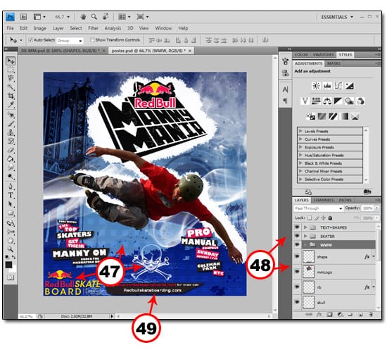 fig09 Red Bull Manny Mania Poster Design 