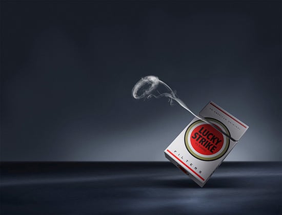 lucky strike 30 Unique and Creative Advertising Campaigns