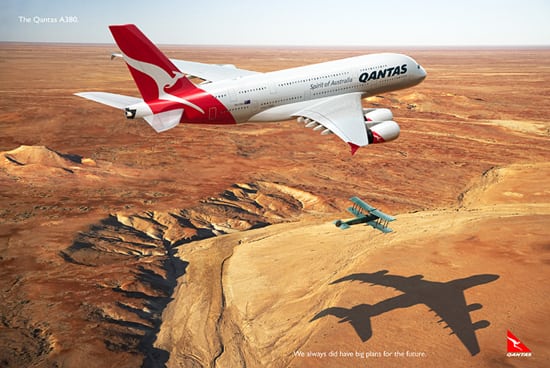 qantas ad 30 Unique and Creative Advertising Campaigns