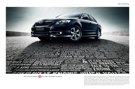 toyota1 30 Unique and Creative Advertising Campaigns