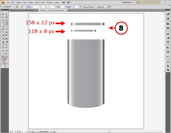 8 How To Create A Realistic Pendrive in Adobe Illustrator.